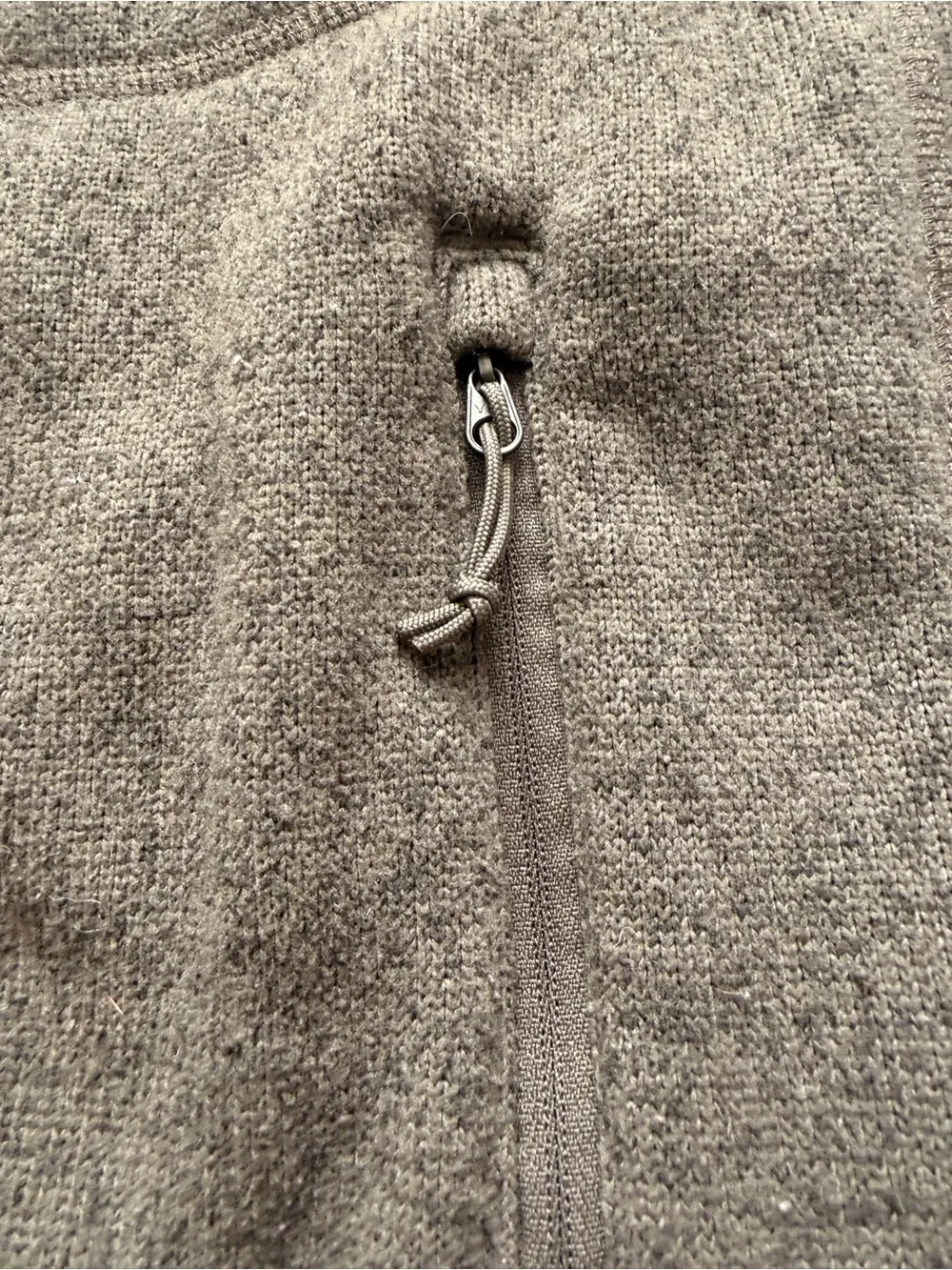 The North Face Men’s Olive Green Fleece Jacket - Full Zip Size Small